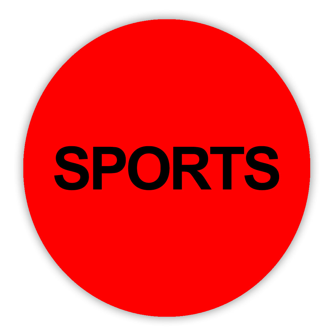 Sports VHS Stickers - 24 Pack