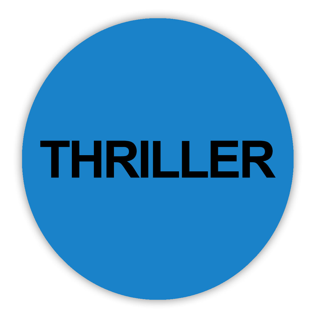 Thriller VHS Stickers - 24 Pack