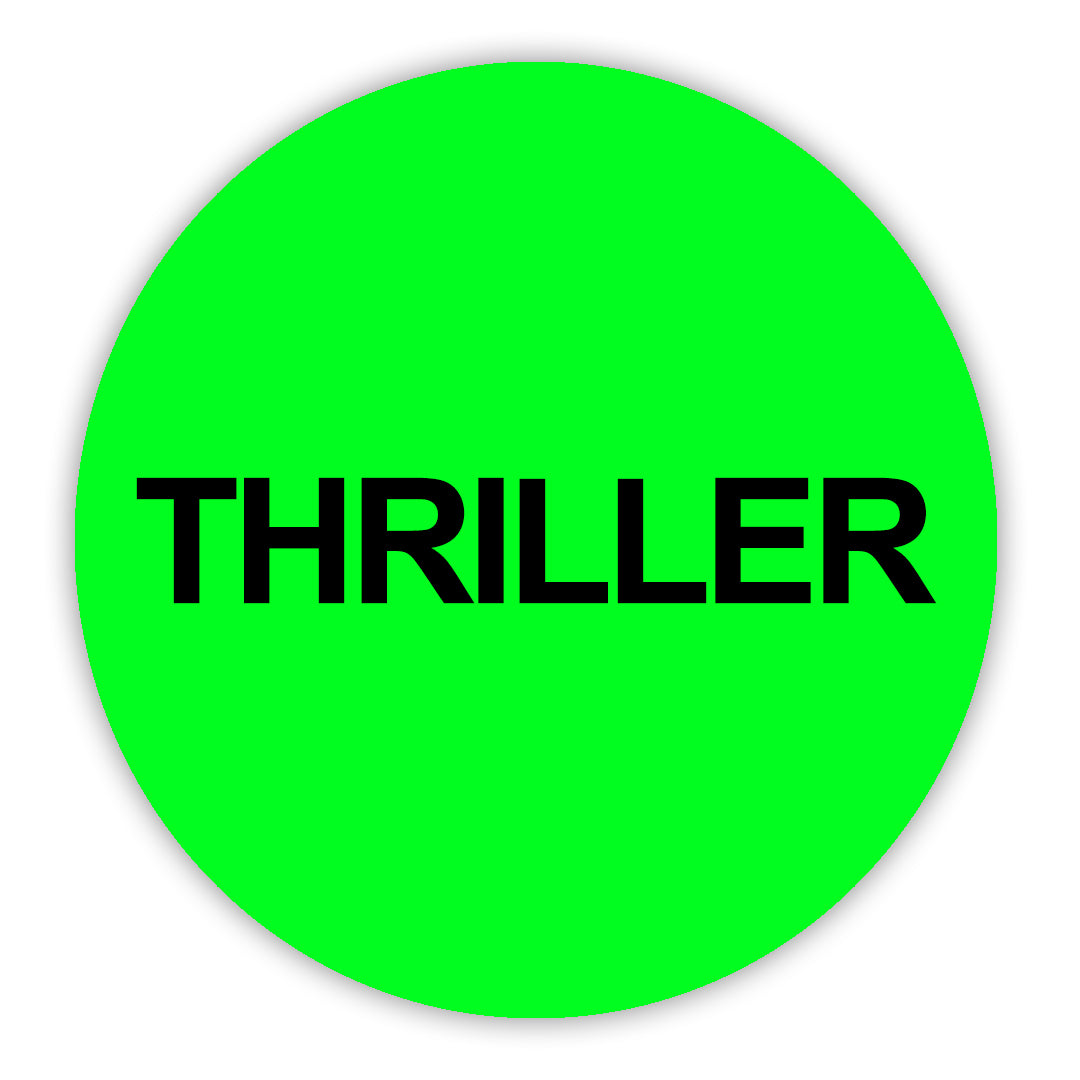 Thriller VHS Stickers - 24 Pack