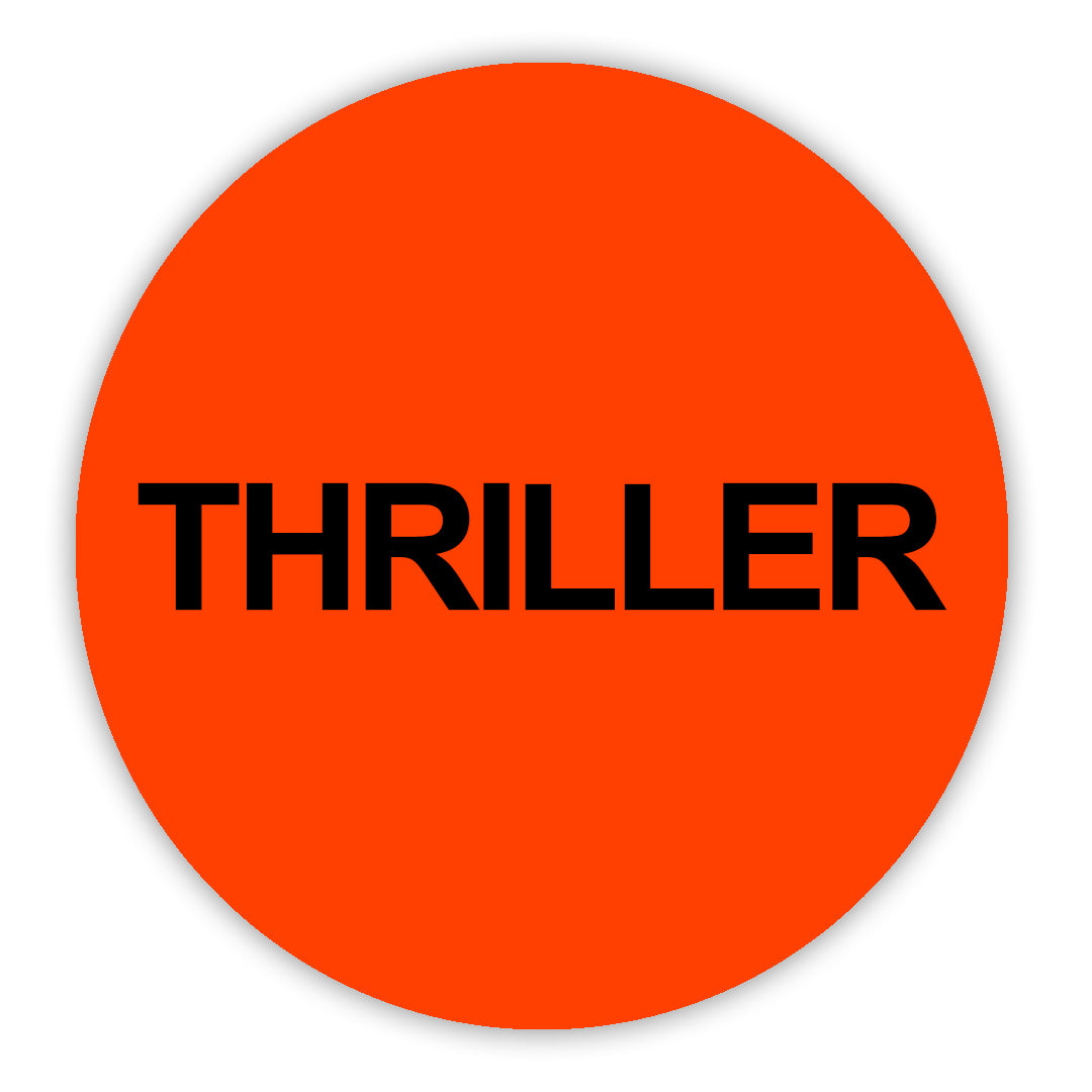 Thriller VHS Stickers - 24 Pack