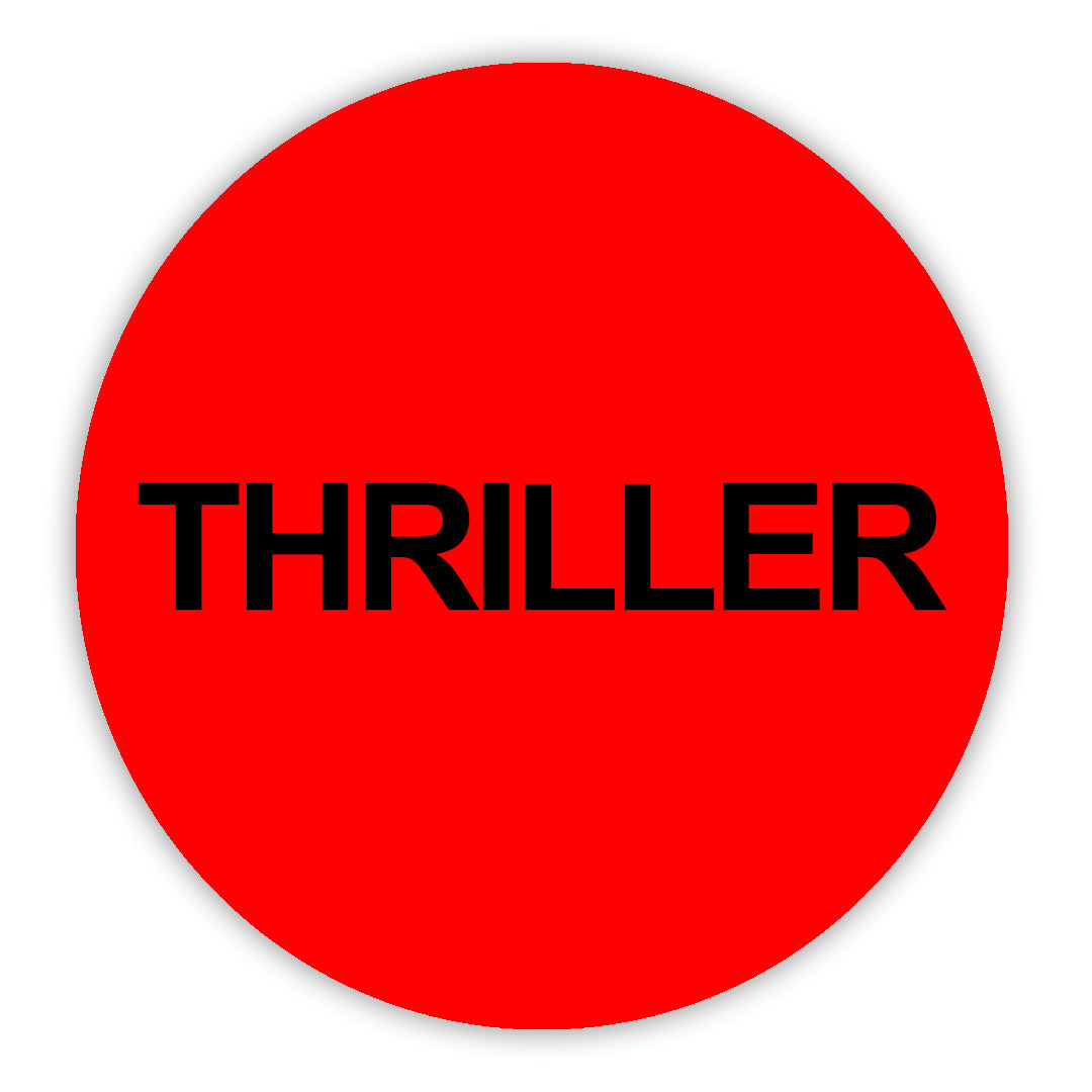 Thriller VHS Stickers - 24 Pack