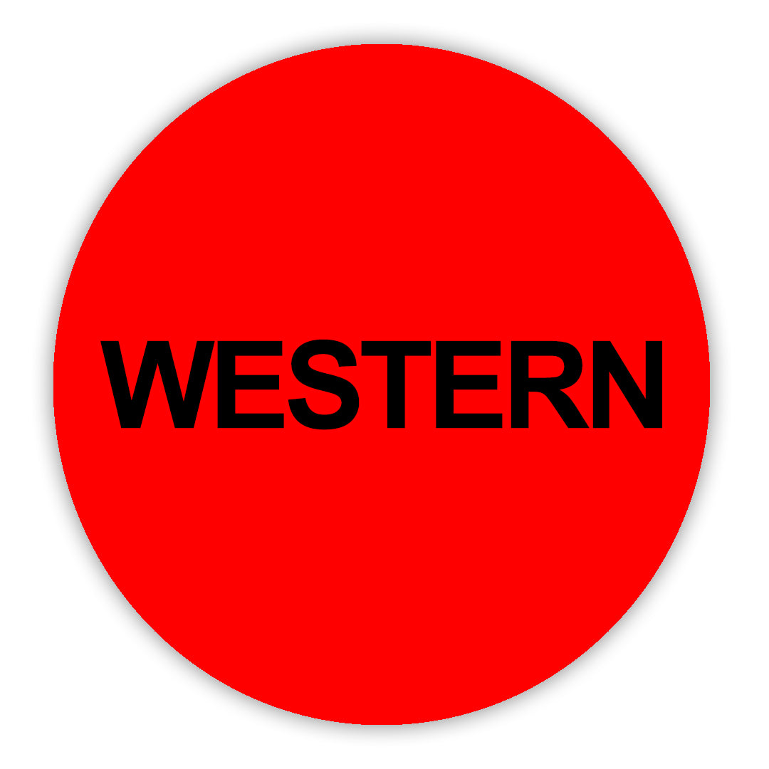 Western VHS Stickers - 24 Pack