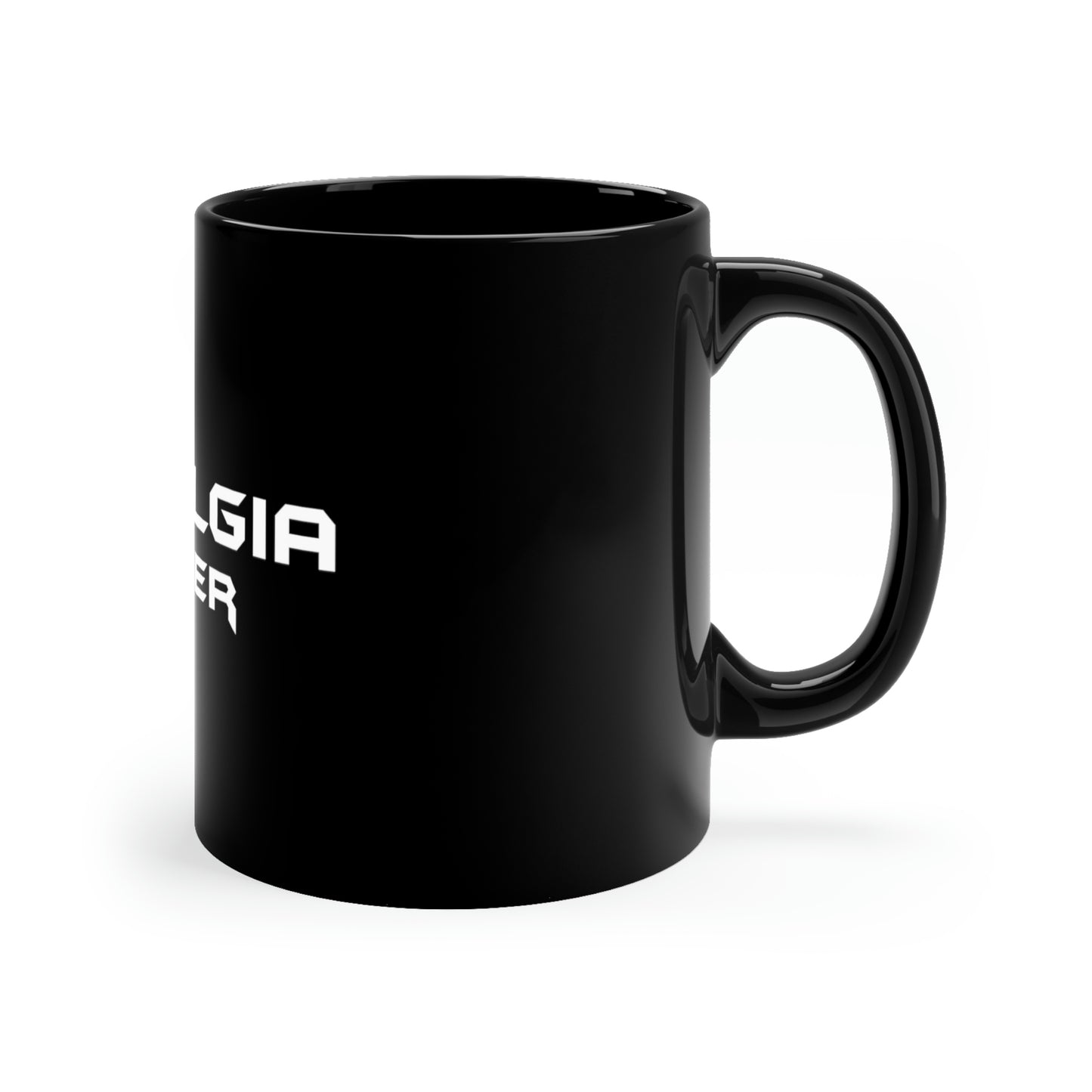 Nostalgia Forever Coffee Mug White Logo
