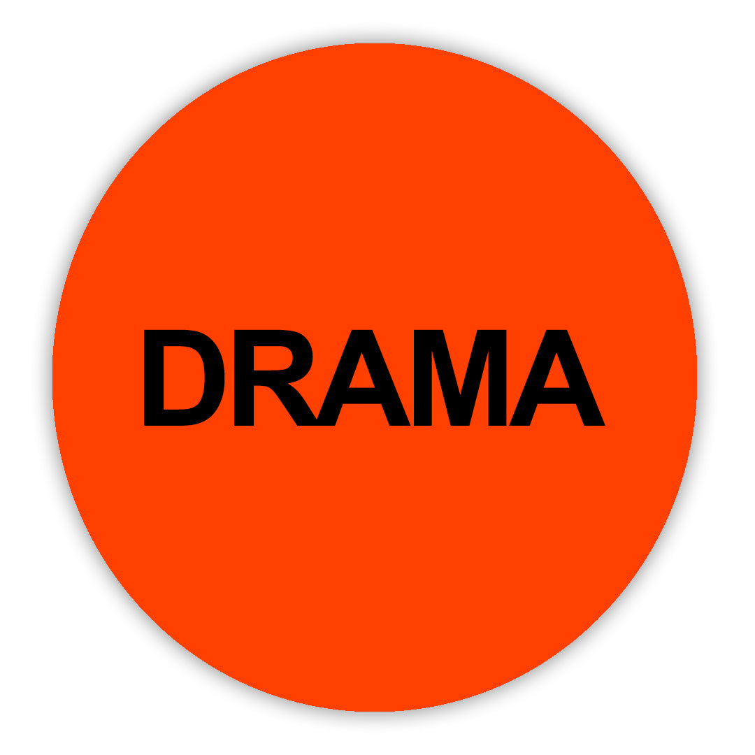 Drama VHS Stickers - 24 Pack