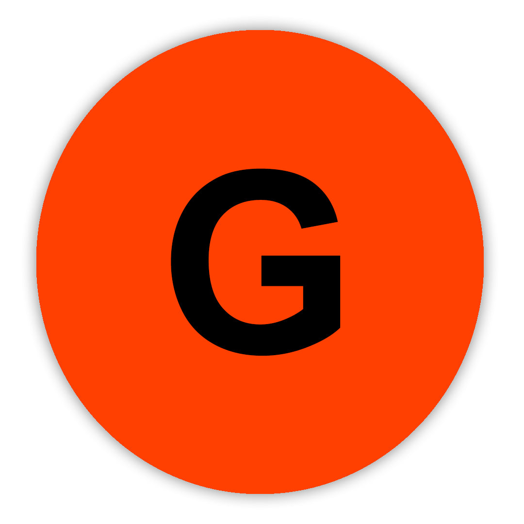 G Rating VHS Stickers - 24 Pack