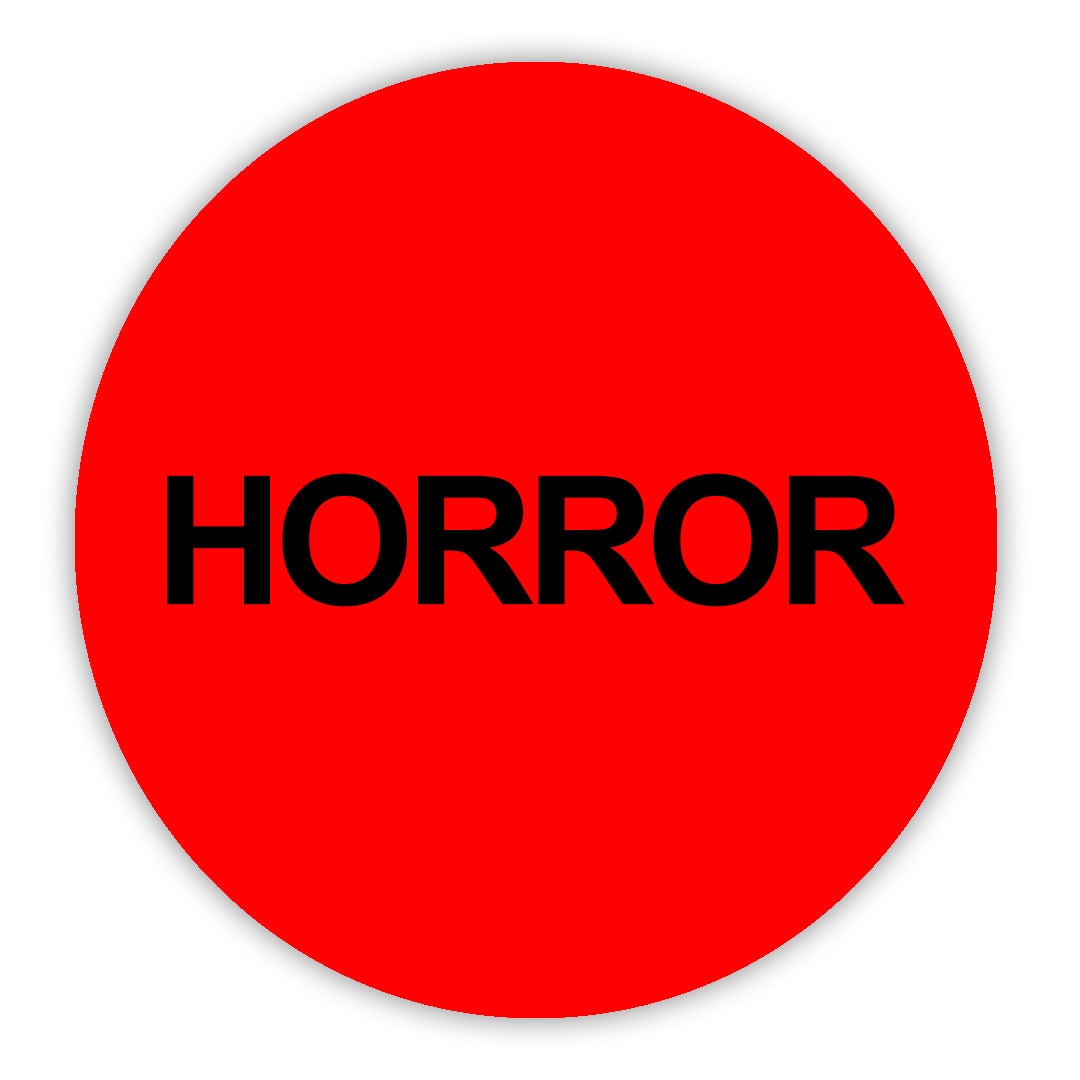 Horror VHS Stickers - 24 Pack