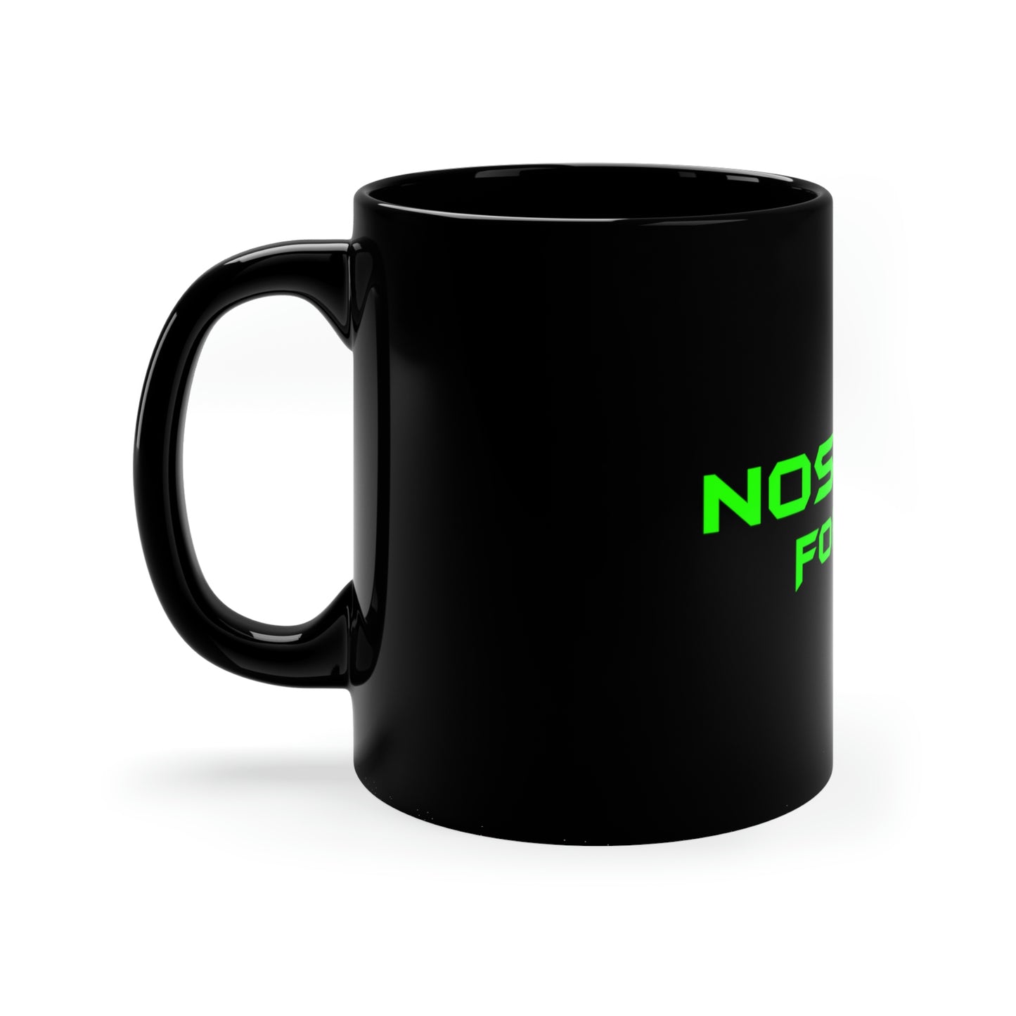 Nostalgia Forever Coffee Mug Green Logo