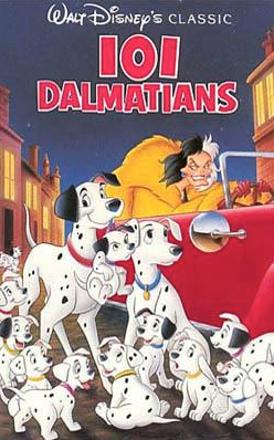 101 Dalmatians VHS (1961)