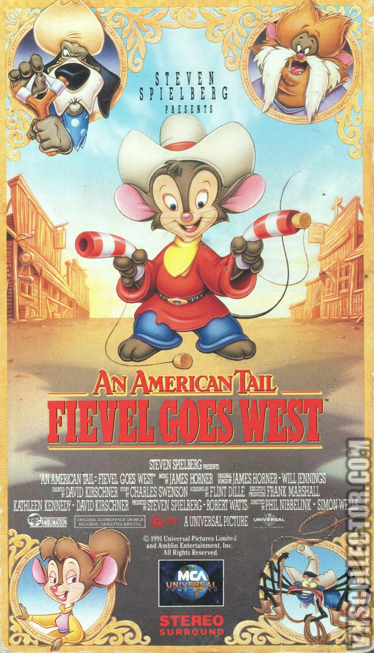 An American Tail: Fievel Goes West VHS (1991)