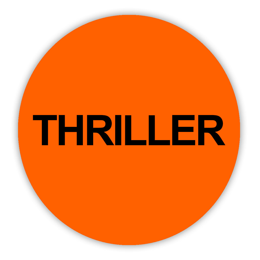 Thriller VHS Stickers - 24 Pack