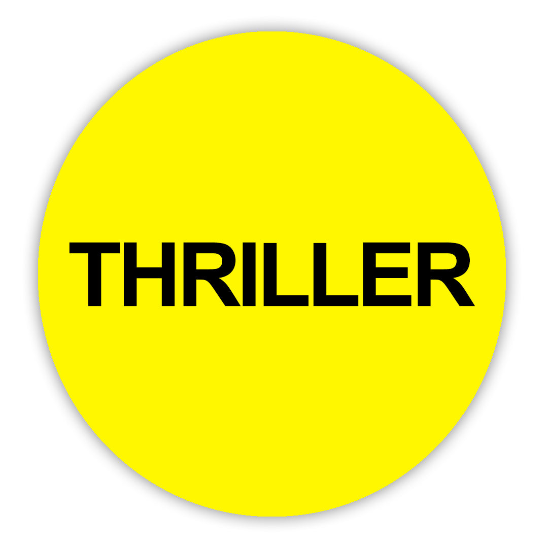 Thriller VHS Stickers - 24 Pack