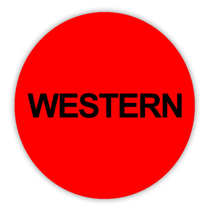 Western VHS Stickers - 24 Pack