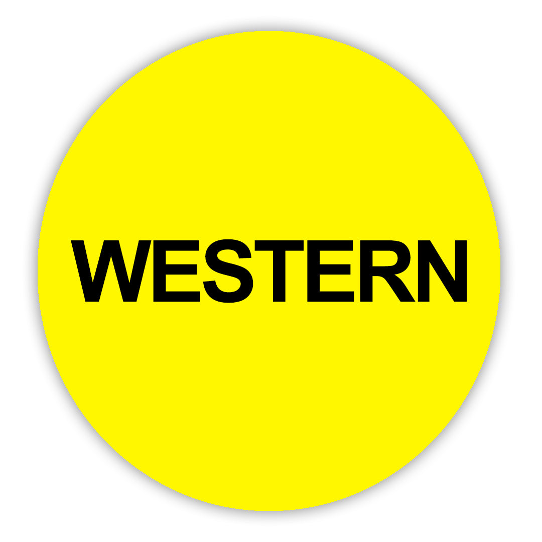 Western VHS Stickers - 24 Pack