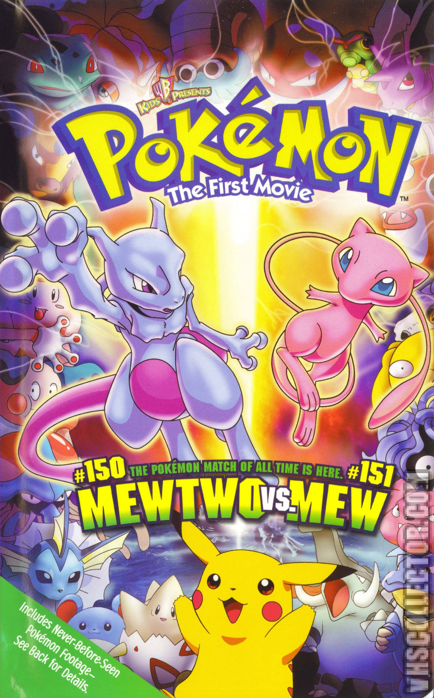 Pokemon: The First Movie VHS (1998)