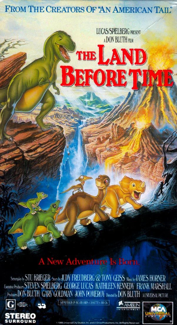 The Land Before Time VHS (1988)