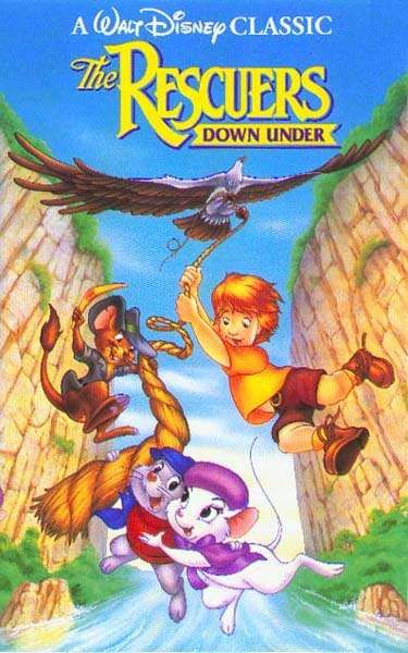 The Rescuers: Down Under VHS (1990)