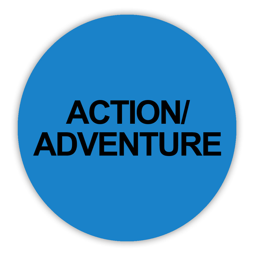 Action/Adventure VHS Stickers - 24 Pack – Nostalgia Video