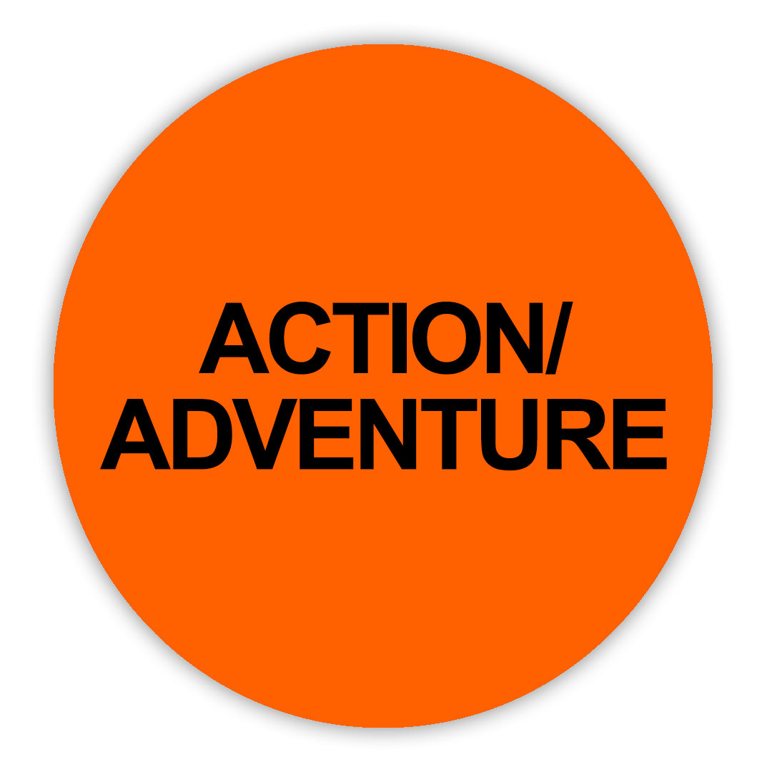 Action/Adventure VHS Stickers - 24 Pack – Nostalgia Video