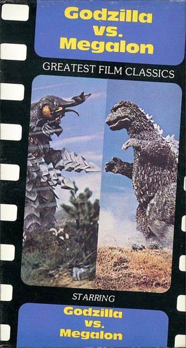 Godzilla VS Megalon VHS (1973)