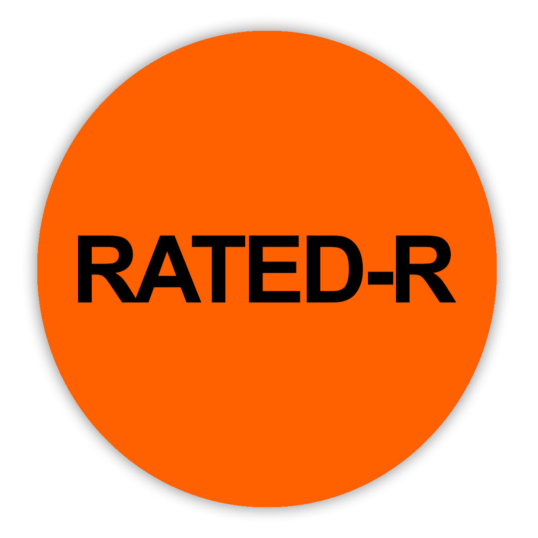 Rated-R VHS Stickers - 24 Pack – Nostalgia Video