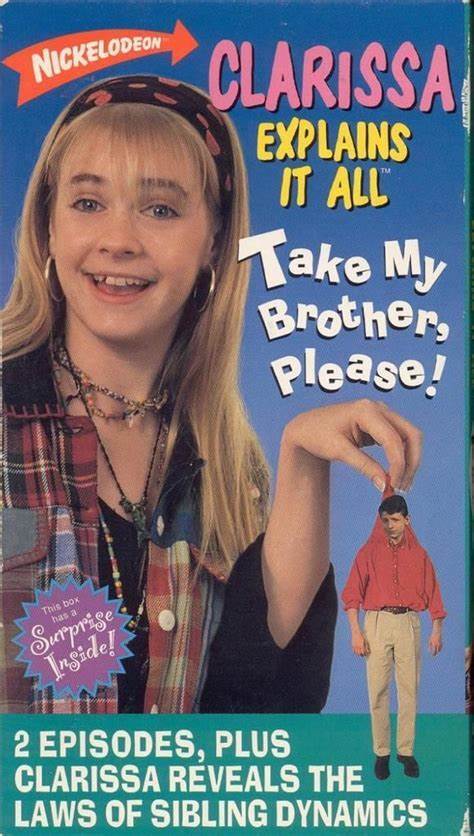 Clarissa Explains It All: Take My Brother, Please! VHS (1994)