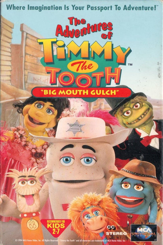 The Adventures of Timmy the Tooth: Big Mouth Gulch VHS (1994)