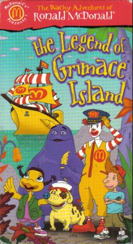 The Whacky Adventures of Ronald McDonald: The Legend of Grimace Island VHS (1998)