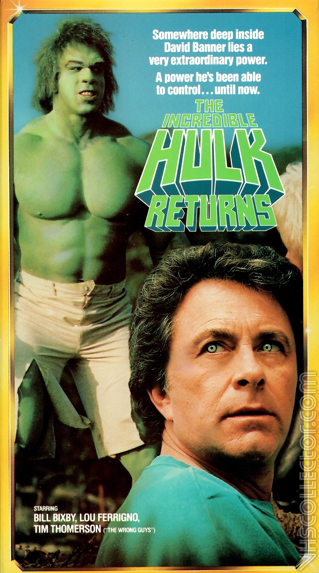 The Incredible Hulk Returns VHS (1988)